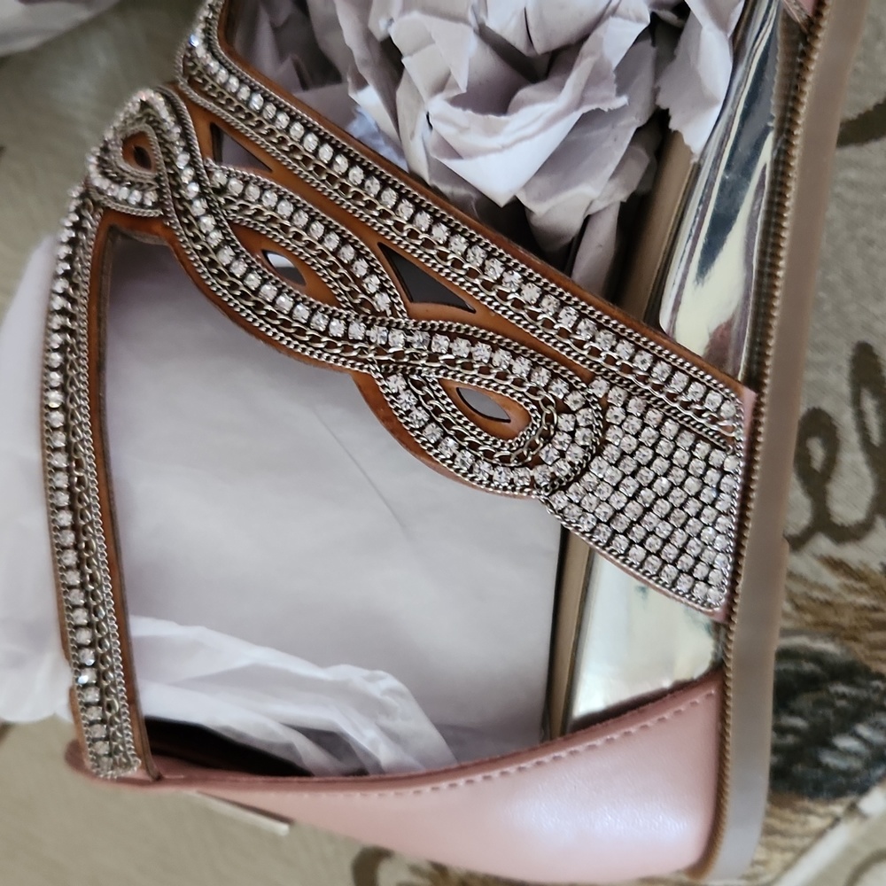 Plus Size Cloudwalker Wide Width Rinestone Sandals - image 2